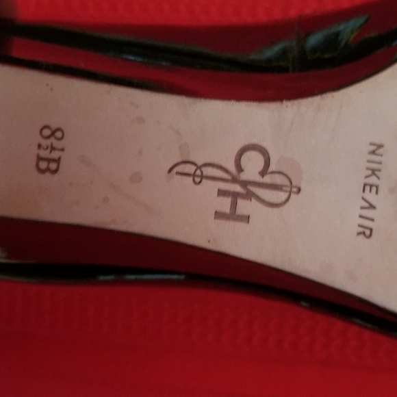 Cole Haan Patent Leather Wedge Heels/Size 8.5B - Picture 7 of 8